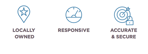Locally owned, responsive, accurate & secure